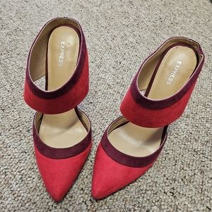 Express red heels